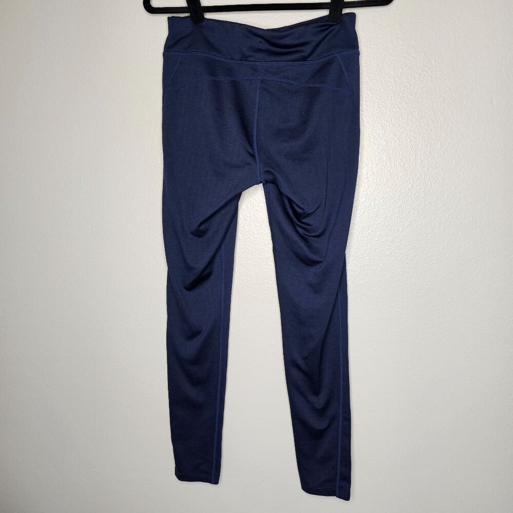 Title Nine S Navy Blue Eighth Day 2.0 Tights Athletic Leggings Gym Yoga Active - Picture 4 of 7